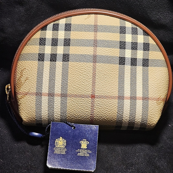 VINTAGE BURBERRYS COSMETIC/MAKE-UP CASE - Picture 2 of 13